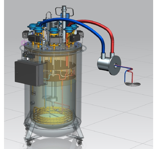 液氮罐內(nèi)部